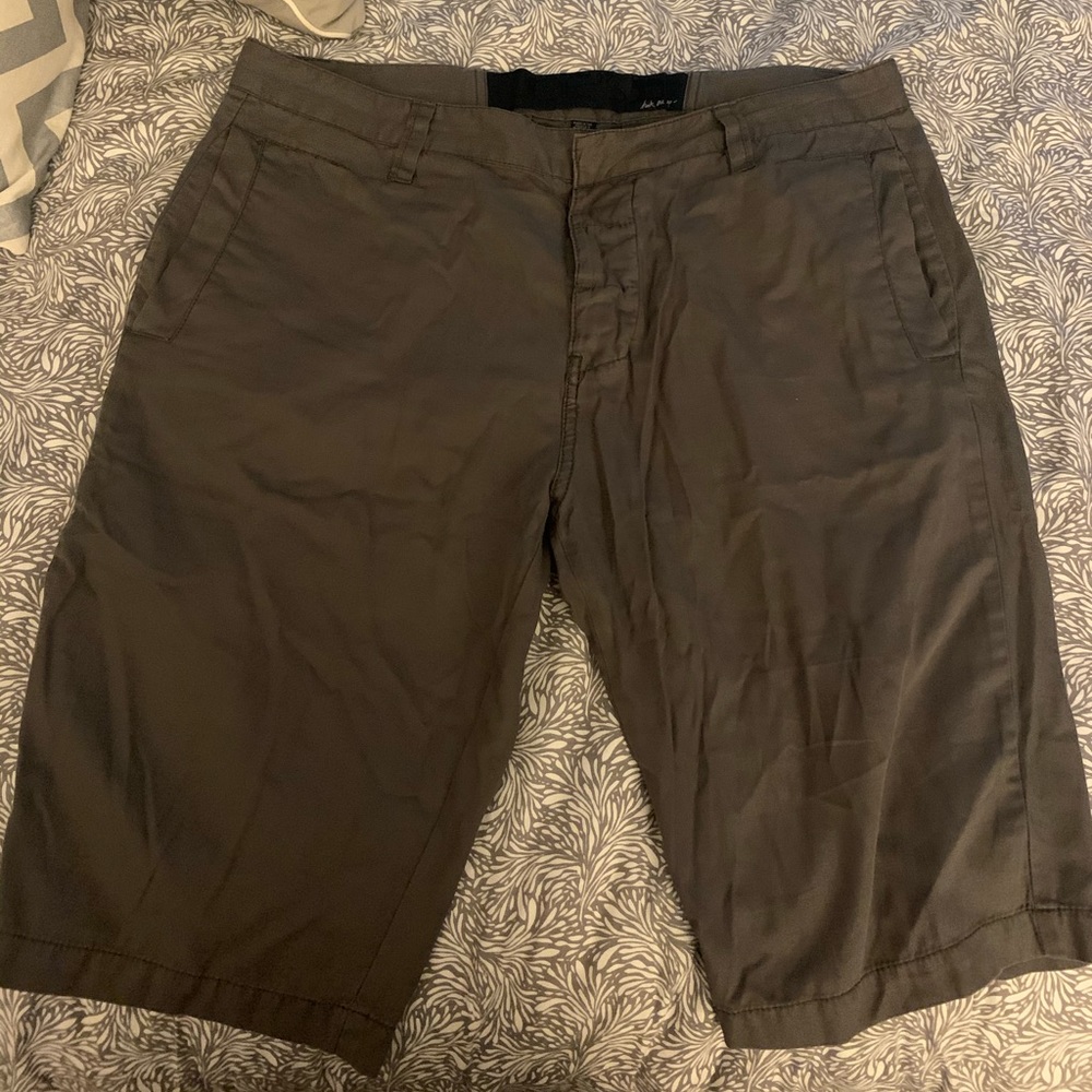 Joe’s gray Long chino shorts lightly used